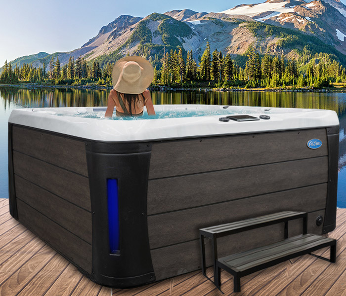 Calspas hot tub being used in a family setting - hot tubs spas for sale Edinburg