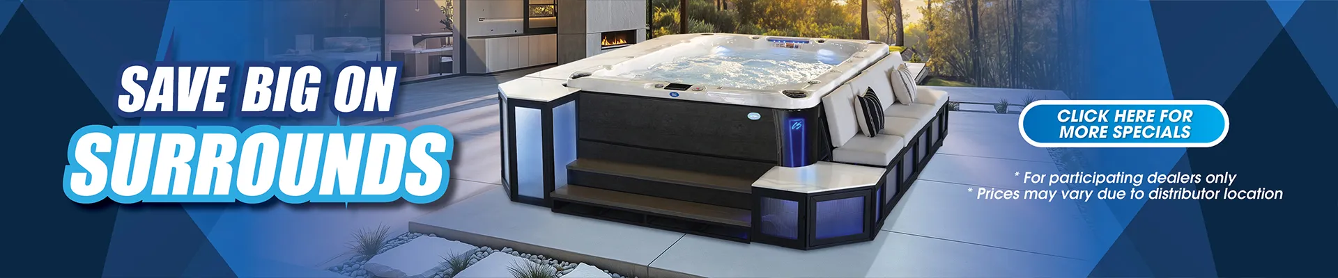 Calspas hot tub being used in a family setting - Edinburg