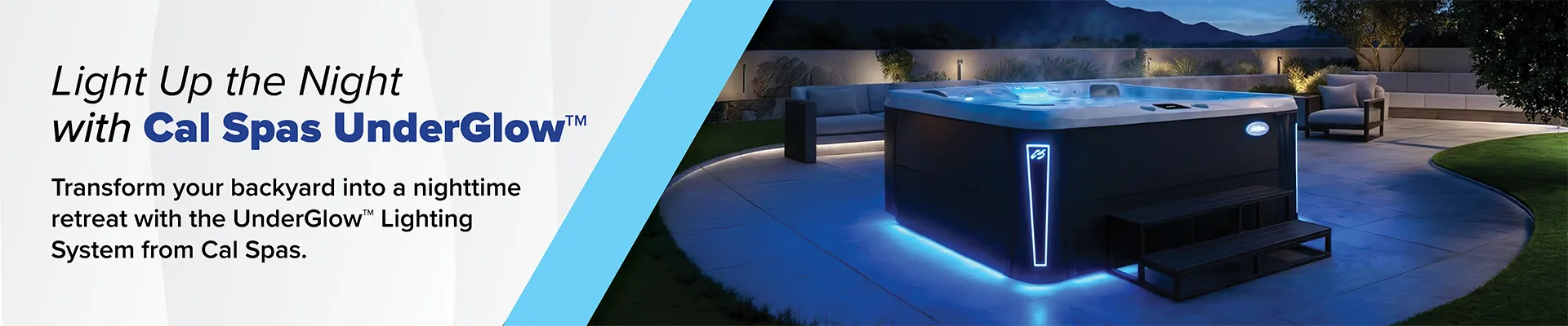 Calspas hot tub being used in a family setting - Edinburg